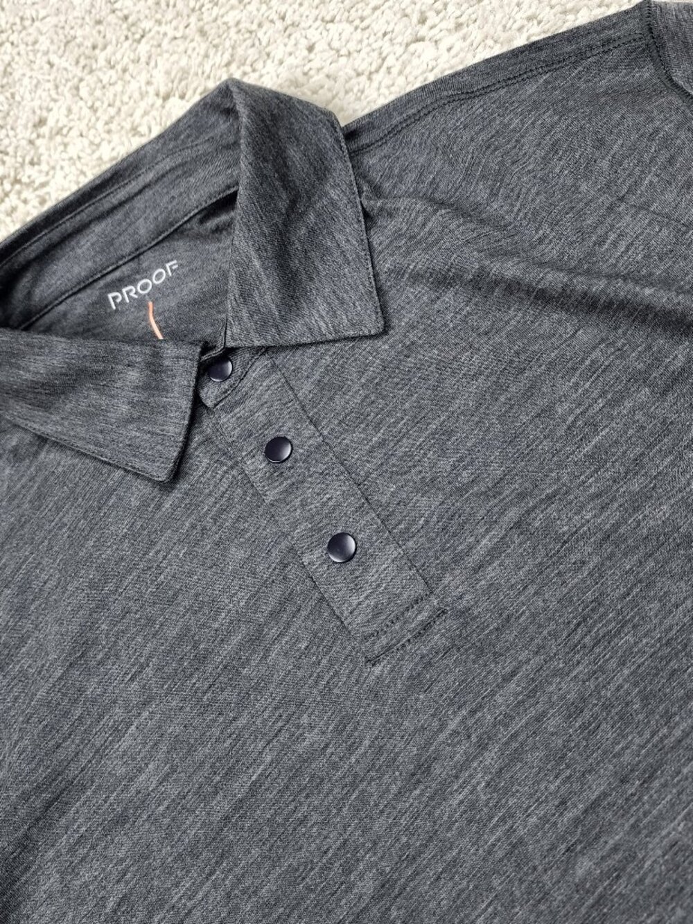 Proof Size XS 72-Hour Merino Air Tee Grey Performance Fit Short Sleeve NWOT NEW
